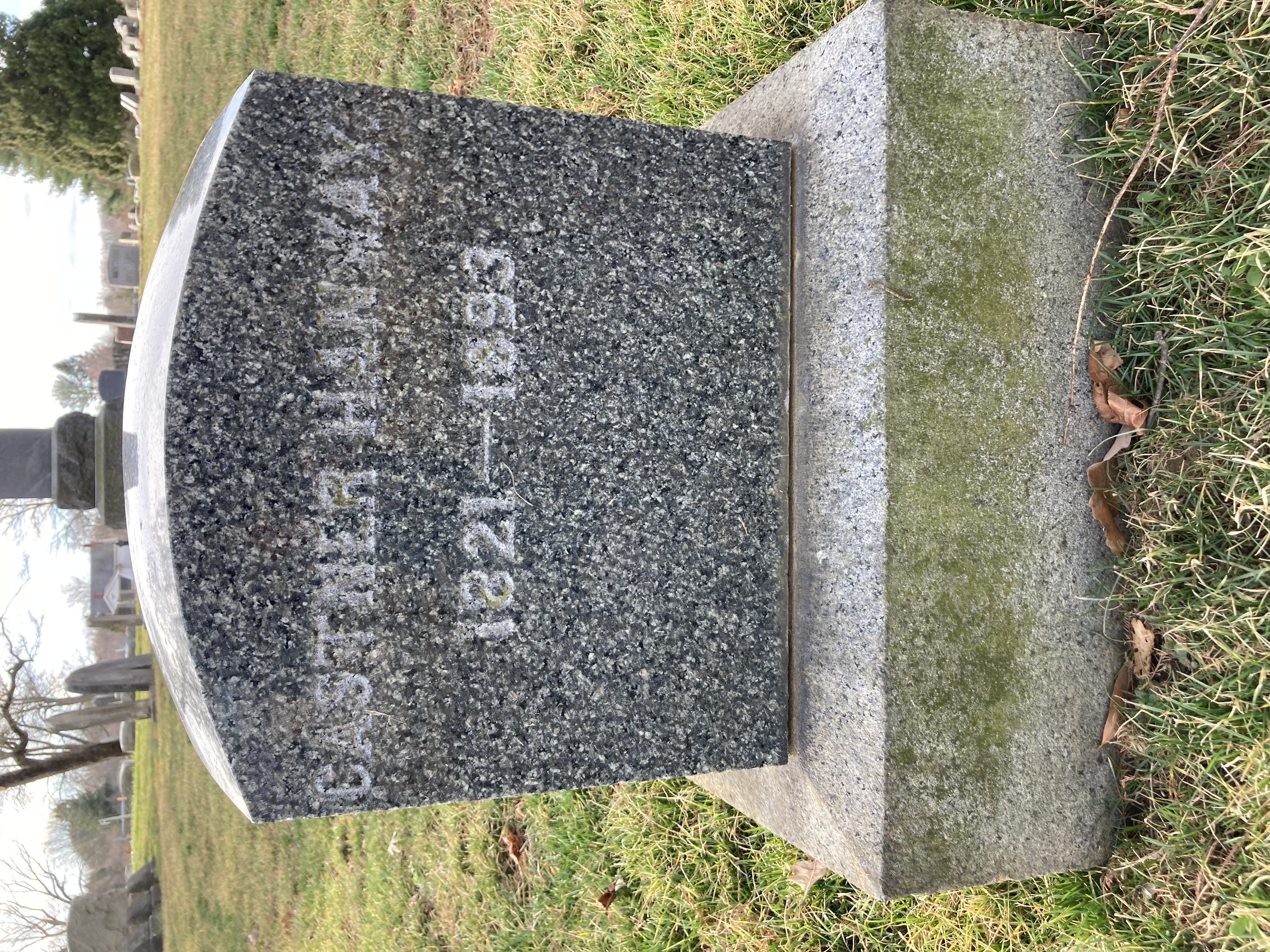 Headstone of Castner Hanway